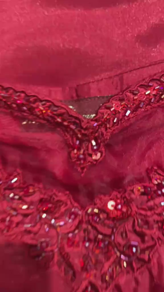 Red Crystal 3pcs Suit